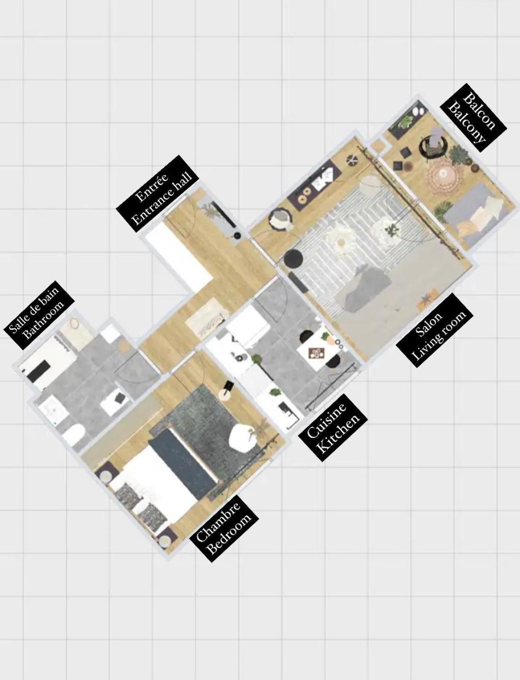 Le Cocon Blanc Metz - T2 - Parking Prive - Balcon - Nouvelle Ville, Gare Екстериор снимка